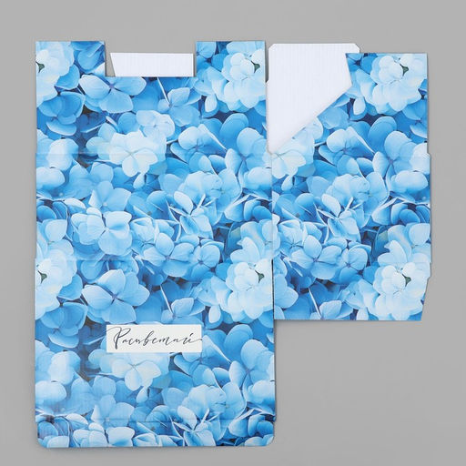 Коробка подарочная складная, упаковка, «Цветущая гортензия», 22×15×10 см