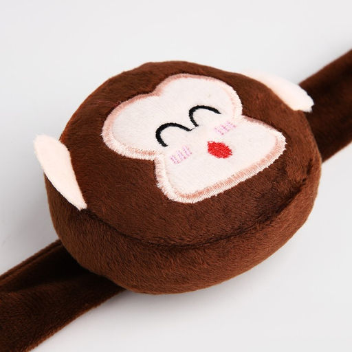 Кошелёк-браслет на молнии, коричневый