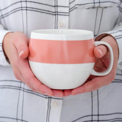 Кружка чайная керамическая Моя порция счастья, 600 мл