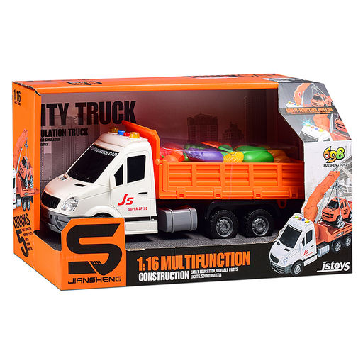 Машина "Фруктовый путь" 1:16 (свет, звук) в коробке