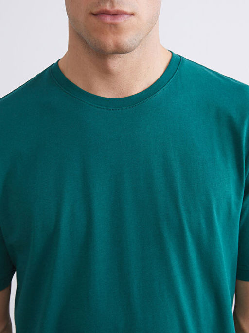 Bisiklet Yaka Penye Erkek Ti??rt