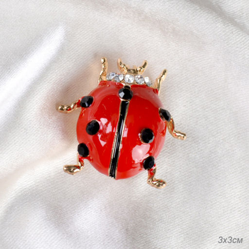 Брошь Божья коровка / GM290 /уп 24/ - Галеонтрейд фото 2