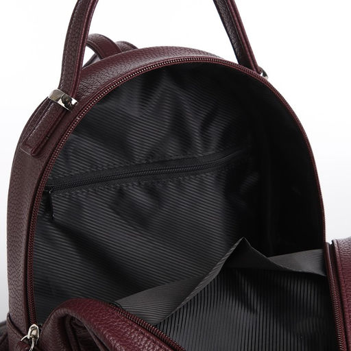 Рюкзак женский городской TEXTURA, цвет бордовый  фото 6