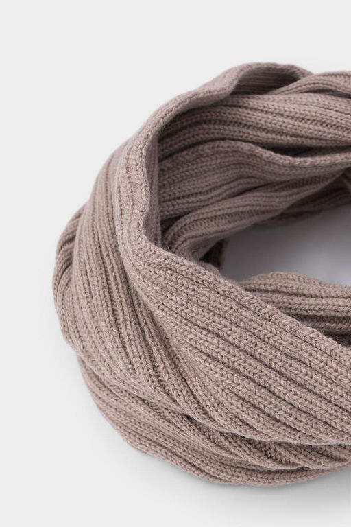 КВ 15009/ш/бежевый шарф-снуд дет