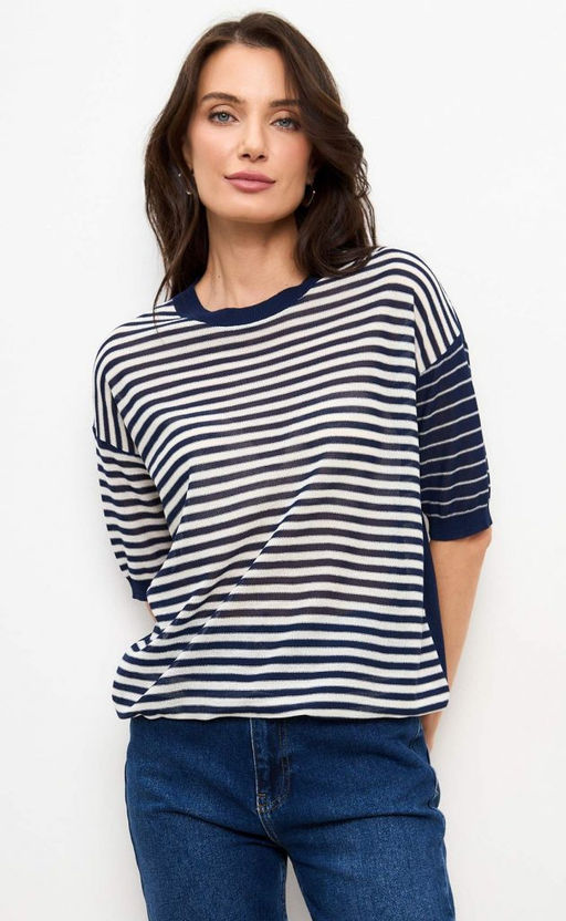 Джемпер жен. к/р F-89278 navy-milk - Fine joyce фото 2