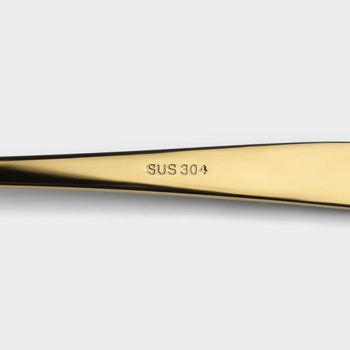 Вилка столовая Magistro Elegance, 20.5×2.5 см, на подвесе, тощина 2 мм, нержавеющая сталь, золотистая