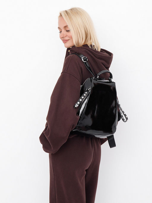 Рюкзак 19001-8 black Polina&Eiterou