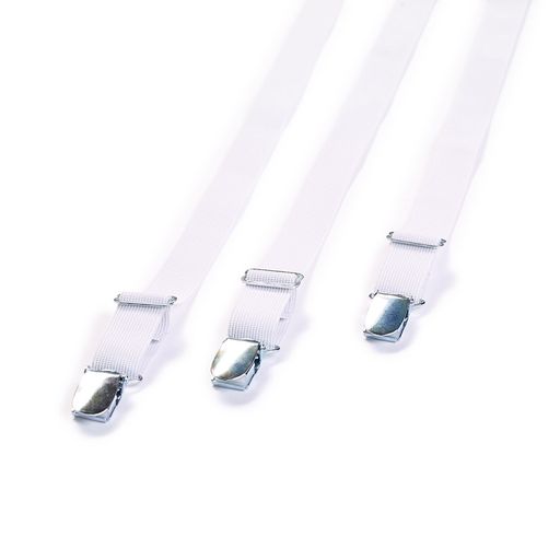 PRYM 611561 Держатели простыни полиэстер 68 см х 1.8 см 3 шт в картонной упаковке