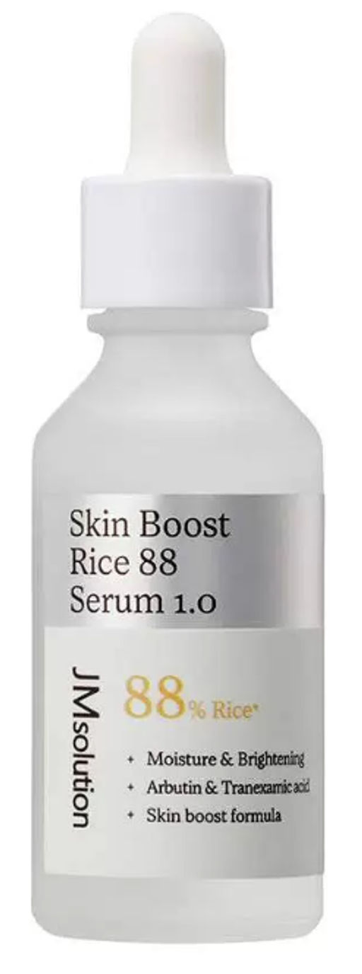 НОВИНКА! JMSOLUTION Сыворотка с рисом для укрепления и питания кожи Skin Boost Rice 88 Serum 1.0 (30 мл)