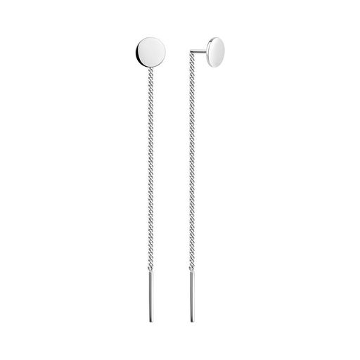 Серьги из серебра без вставки, Л-24684