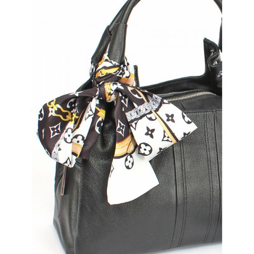 Сумка женская натуральная кожа GU 2033-3719, 3отд, плечевой ремень, черный 263135 - Adelia фото 5