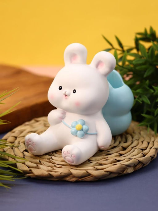 Подставка для канцелярских принадлежностей Flower bunny, white