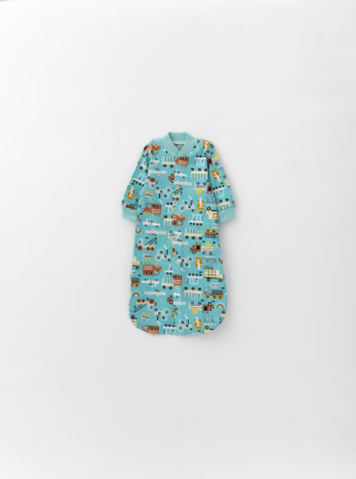 Комбинезон конверт для малыша, синий/радуга - Lesi kids фото 8