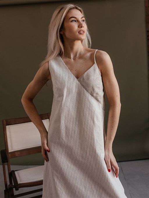 Сарафан ЛЕН женский ВОЛТРИ