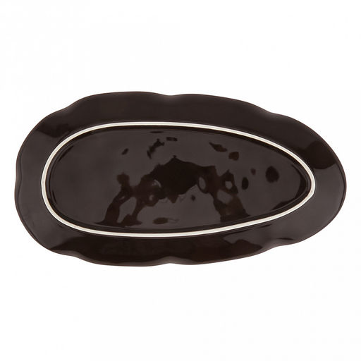 Шоколад Тарелка мелкая фарфоровая 293х155х25мм, ассиметричная форма, в коробке (Китай) - Домашняя мода фото 5