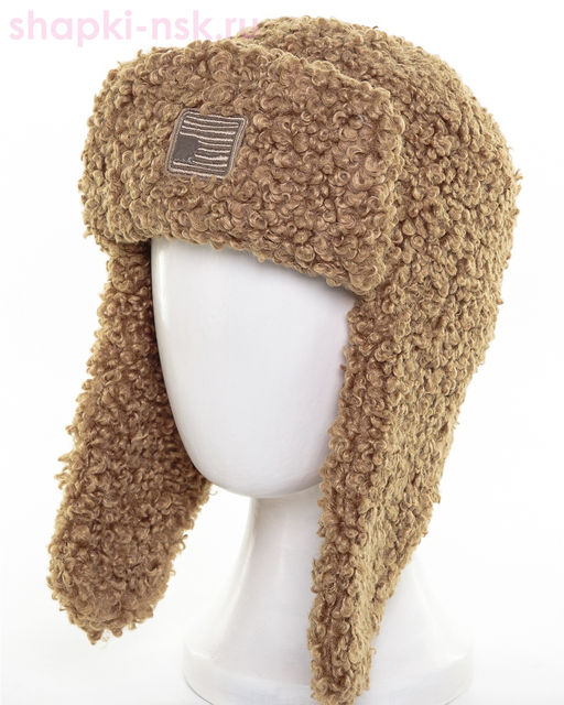 Руна модерн шеврон барашек королевский Ушанка женская (56-59)