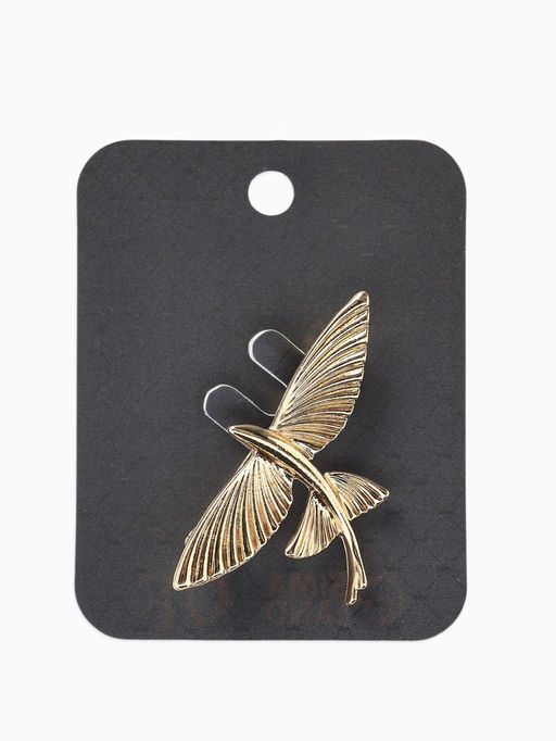 Брошь «Летучая рыба», цвет золото