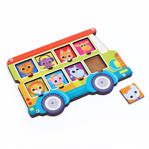 Рамка-вкладыш Логопедический автобус - Лесная мастерская фото 3