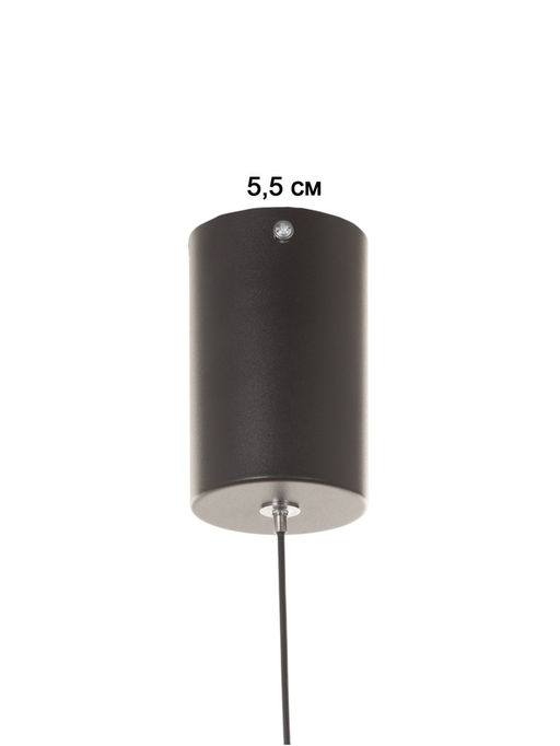 Светильник «Найт» 2×7 Вт LED 4000К черный/золото 24×24×38(+150)см