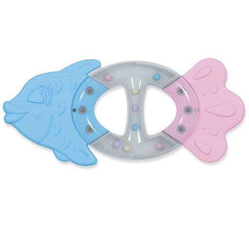 Стеллар. Погремушка-прорезыватель арт.02193 "Рыбка". Коллекция "Карамель"