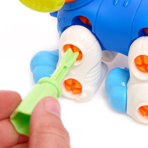 Конструктор винтовой Собачка, 43 детали, с отвёрткой - Simaland фото 4