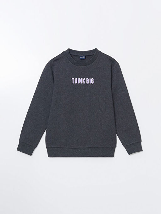 Bisiklet Yaka Erkek ?ocuk Sweatshirt