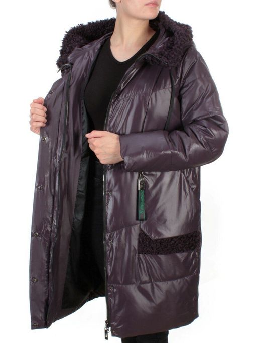 21-985 VIOLET Пальто зимнее женское AIKESDFRS (200 гр. холлофайбера) - Fashion фото 9