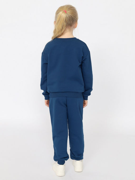 CRB wear/CSKG 90238-41-395 Комплект для девочки (джемпер, брюки),темно-синий/Ex.Cherubino фото 5