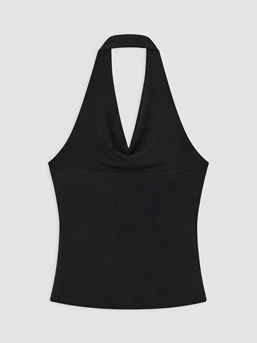 Halter Yaka B?zg?l? Bluz