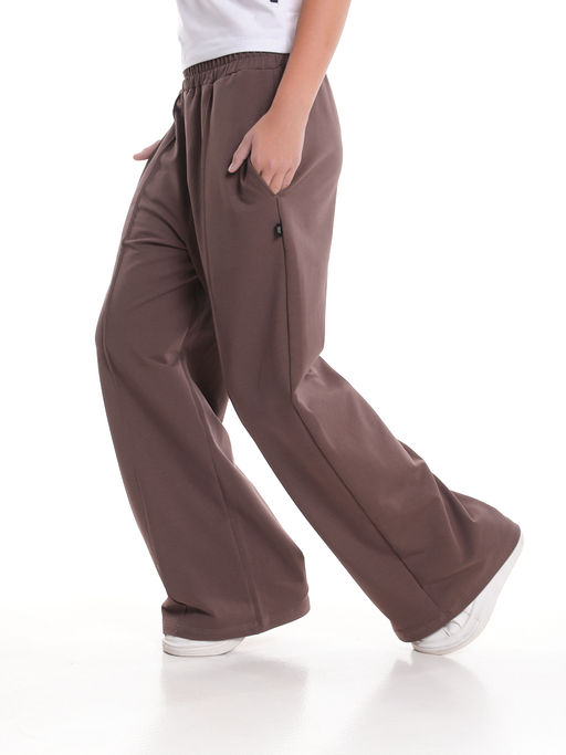 Брюки для девочки со строчкой 22-1565 шоколад - Mini maxi фото 13