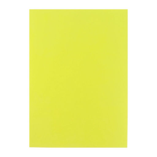 Бумага цветная Calligrata, А4, 50 листов, жёлтая, неоновая, 80 г/м²
