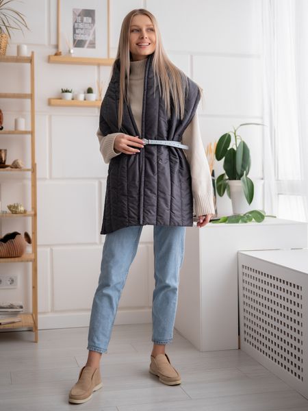 Шарф темно-серый - Yollochka фото 5