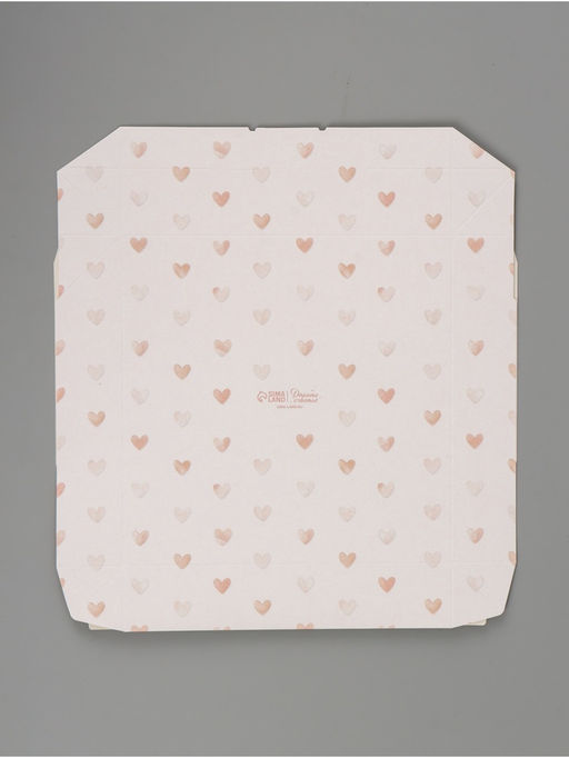 Цена за 5 шт. Коробка подарочная складная «Сердце», 20×20×4 см, с окном