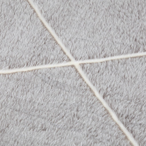 Подстилка-плед для животных 50х70см Ромбы серый, велсофт Bamboo набивной, полиэстер 100%, плотность 260г/м2, упаковка Пакет ПП 35х45см, т.м. Pet toys  фото 4