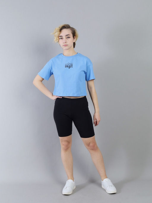 CRB wear / CSJG 64112-42K Футболка для девочки,синий/Ex.Cherubino  фото 2