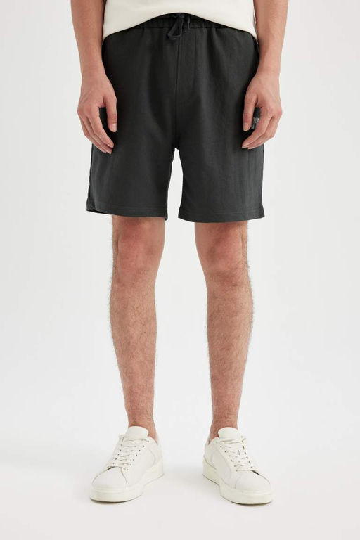 Шорты прямого кроя обычного кроя только с логотипом Marvel - Defacto фото 4