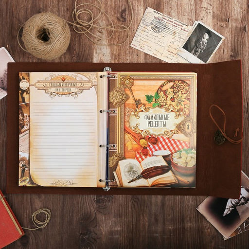 Родословная книга «Наш род», 56 листов, бордо, 35×23.5 см