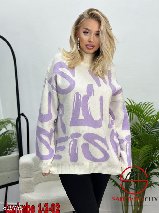 кофта женская с принтом - Bruno фото 4