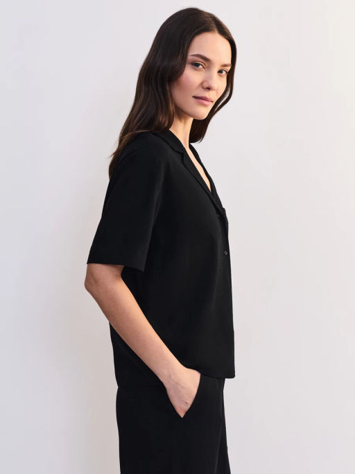 Льняная блуза прямого кроя ZR2605012002-50 / Zarina