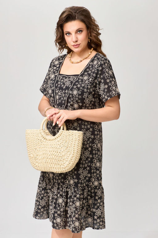 Платье FITA 1193 кофейный  фото 50