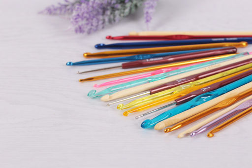 Для вязания Gamma CHB крючок бамбук d 6.0 мм 15 см в чехле фото 6