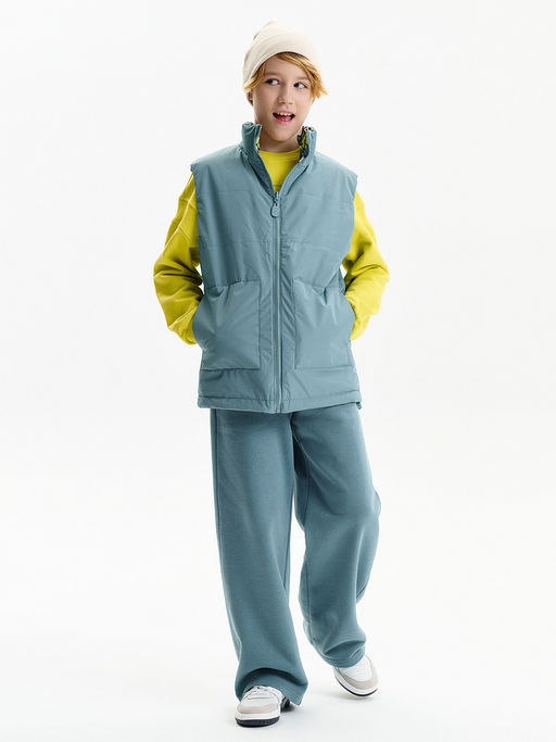 PELICAN, жилет для мальчиков, Джинс  фото 2