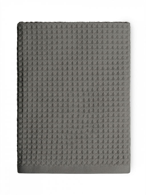 Полотенце для тела 70x140 темно-серый вафельное полотно