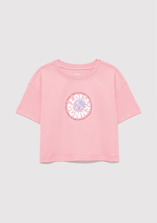 Lola Bunny Bask?l? Pembe Tisort - Mavi фото 2