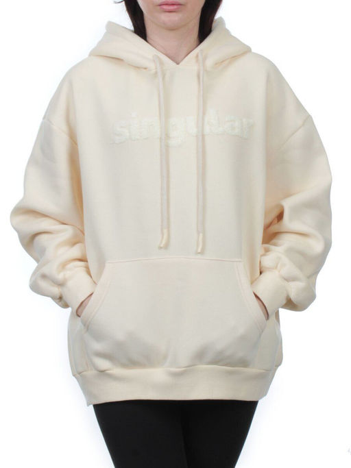 2622 MILK Толстовка женская (85% хлопок, 10% полиэстер, 5% спандекс)