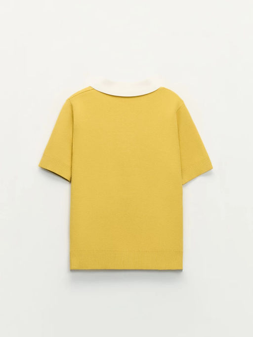 Джемпер поло из вискозы с вышивкой / Zarina