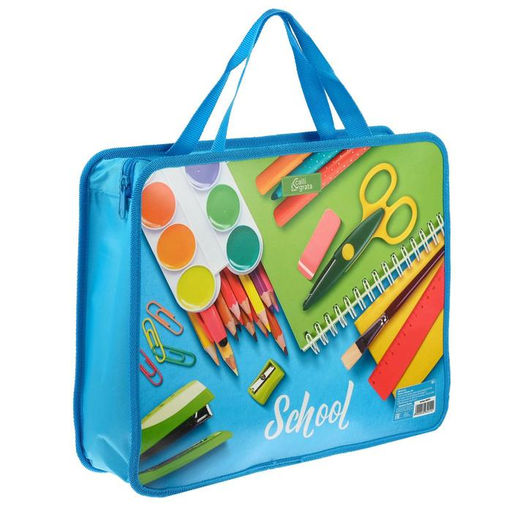 Папка для труда, А4, пластиковая, 33×26×7.5 см, School