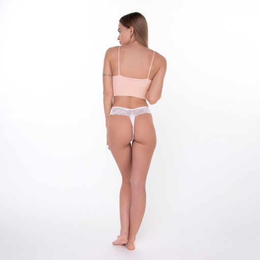 Трусы женские стринги, цвет белый (bianco), размер 44 (S)