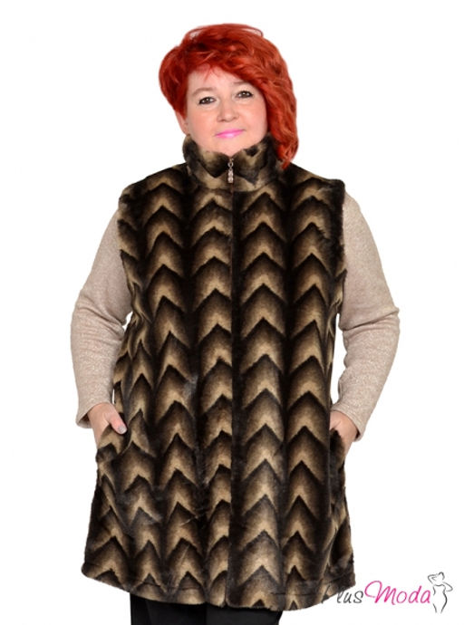 Жилет Модель №1775 размеры 44-84 - Plusmoda фото 4