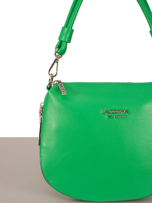 LACCOMA сумка Анжелика-Л815-ярко-зеленый эко кожа хлопок